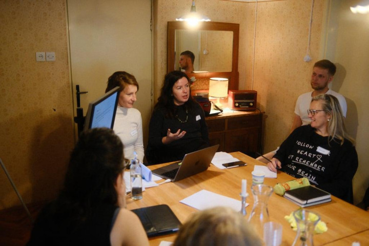 40 Participants creative together in Idrija